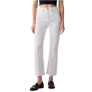 GAP Womens Kick Fit High Rise Raw Hem Crop Jeans Size‎ 33/16 Short